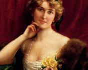 艾米丽韦尔嫩 - An Elegant Lady With A Yellow Rose